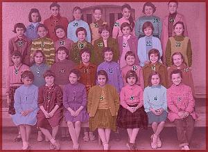 ECOLE JEAN MACE FILLES 1957 CM2 MELLE MOLINIE
